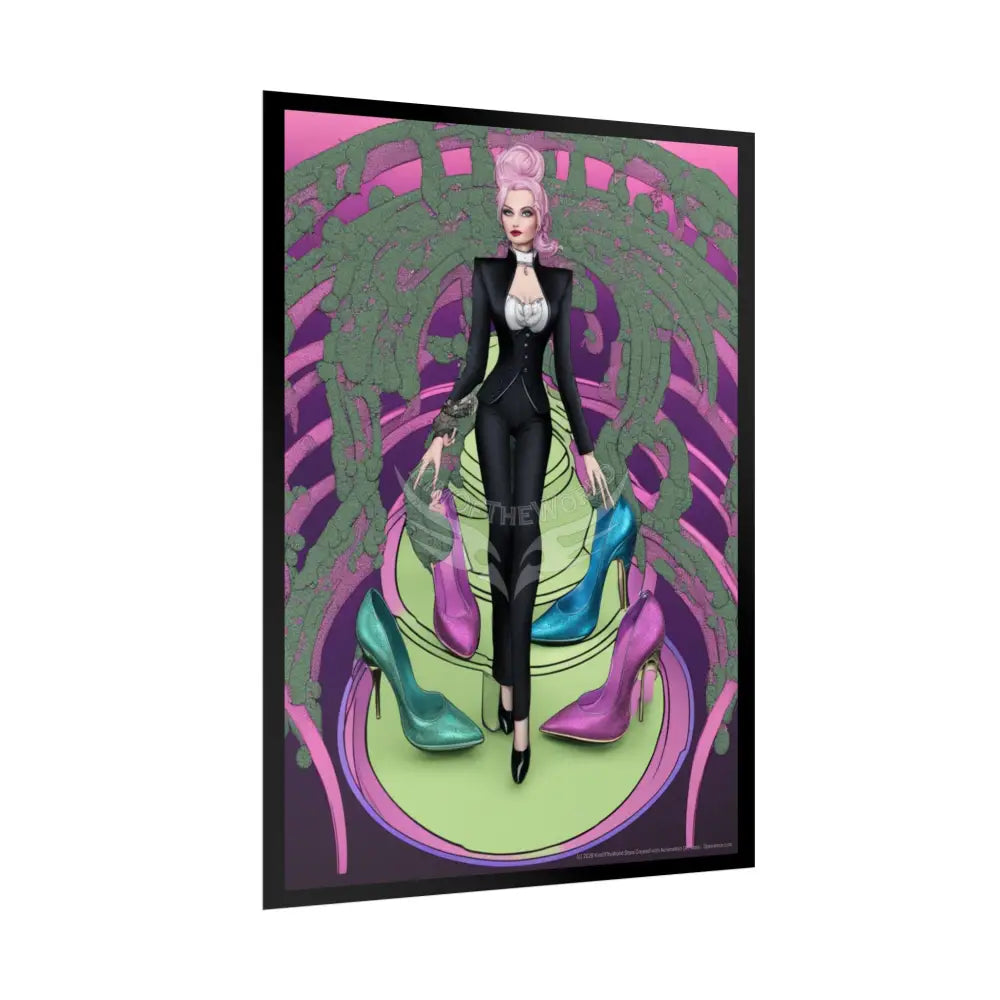 Empowered Women Retro Art Poster — Rolled Poster Poster