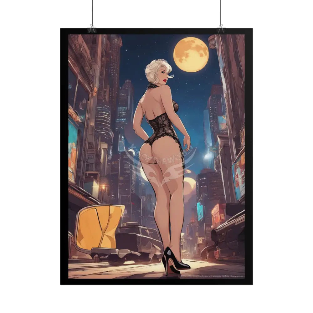 Empowered Women Retro Art Poster — Rolled Poster Poster