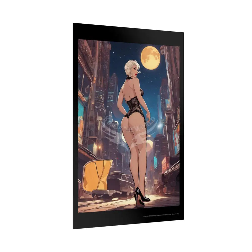 Empowered Women Retro Art Poster — Rolled Poster Poster