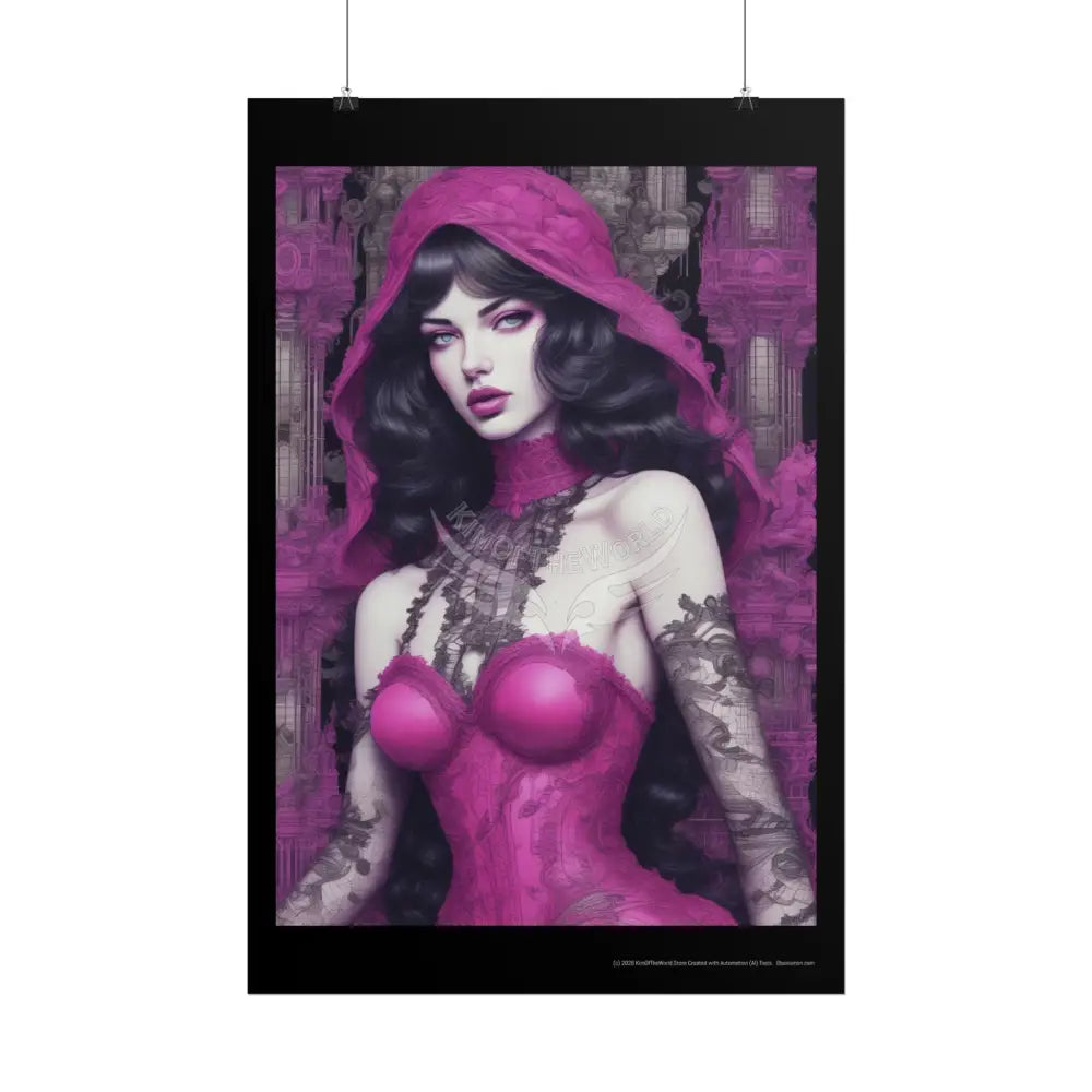 Empowered Women Retro Art Poster — Rolled Poster Poster
