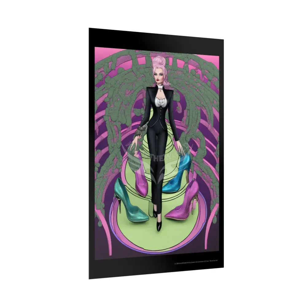 Empowered Women Retro Art Poster — Rolled Poster Poster