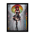 Extreme Towering Anime Giantess Fashion Show Model Rolled Poster — ’Kim of the World’ Tall Stiletto Art 18″ x 24″