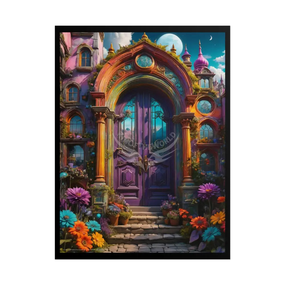 Fantasy Doorway Poster — Giant Portals to Other Worlds 18″ x 24″ (Vertical) / Matte Poster