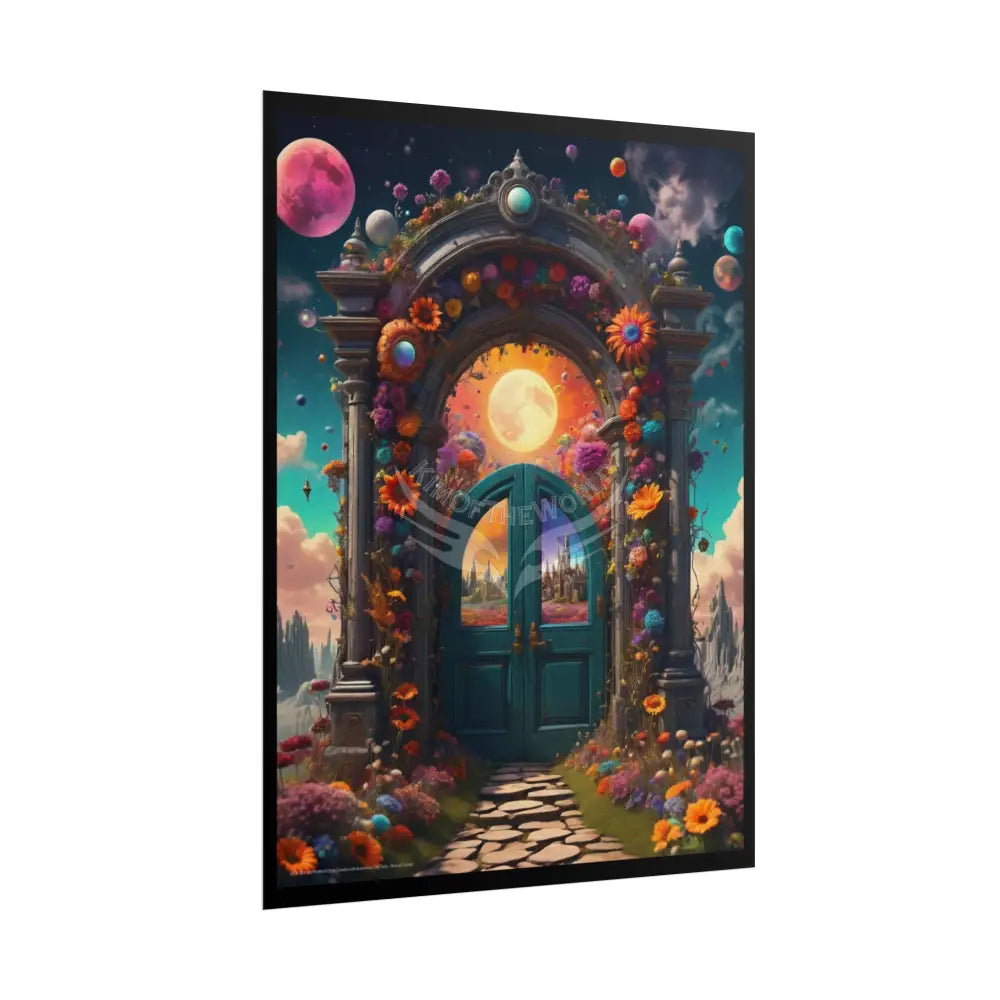 Fantasy Doorway Poster — Giant Portals to Other Worlds Poster
