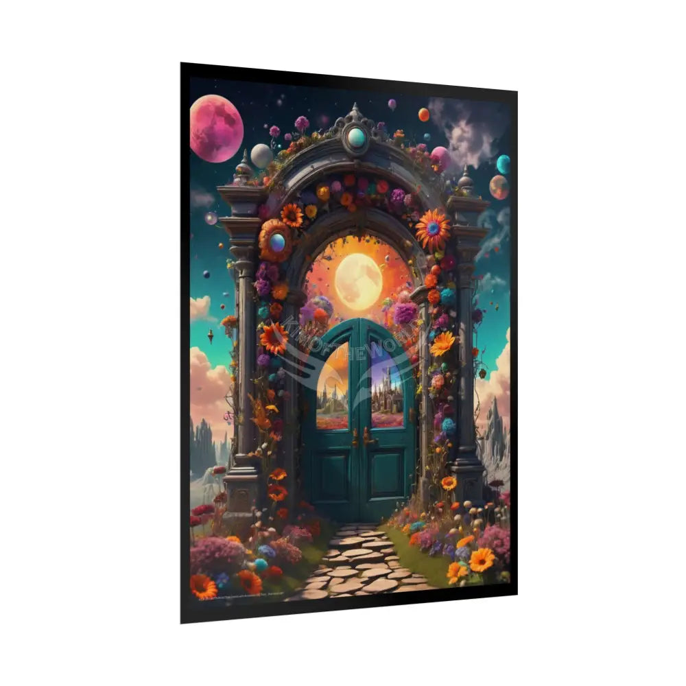 Fantasy Doorway Poster — Giant Portals to Other Worlds Poster