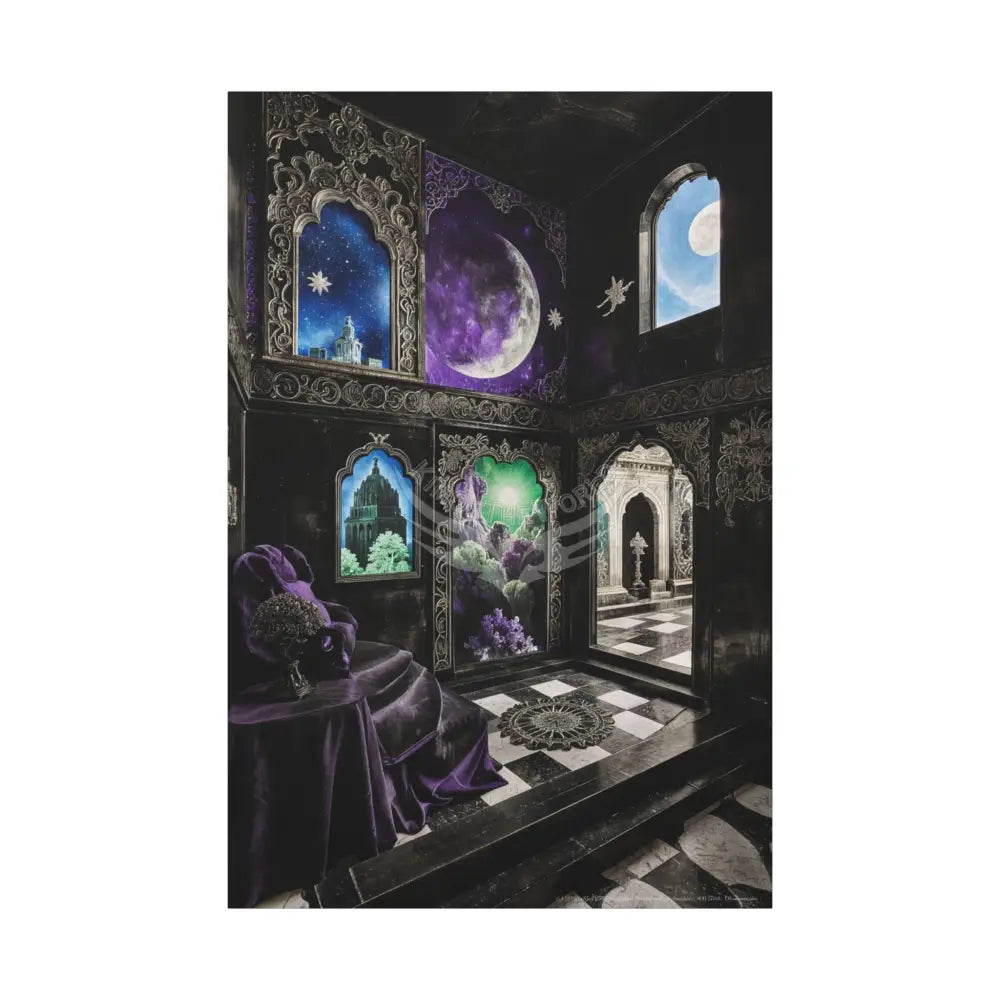 Fantasy Frames & Lace Matte Canvas Print — 3D Laced Multi-Dimensional Wall Art 40’’ x 60’’ (Vertical) / 1.25’’ Canvas
