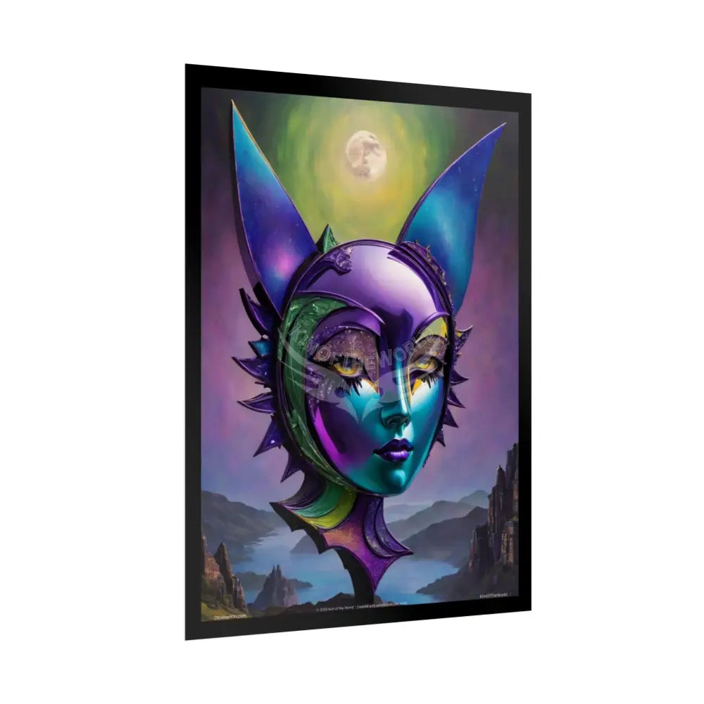 Fantasy Weird Art Rolled Small Poster — 3D Mini Surreal Oil Painting Scene rolled poster sets (18’’ x 24’’ Vertical