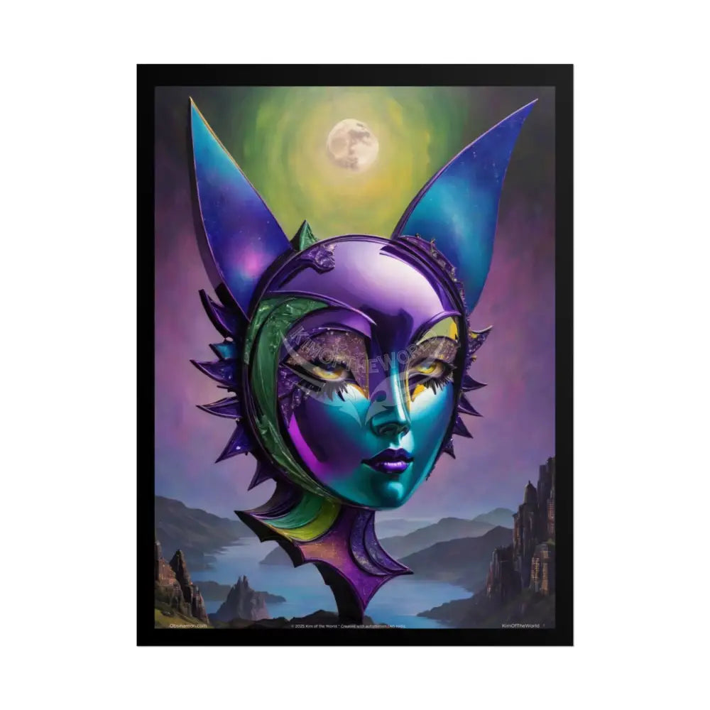 Fantasy Weird Art Rolled Small Poster — 3D Mini Surreal Oil Painting Scene rolled poster sets (18’’ x 24’’ Vertical