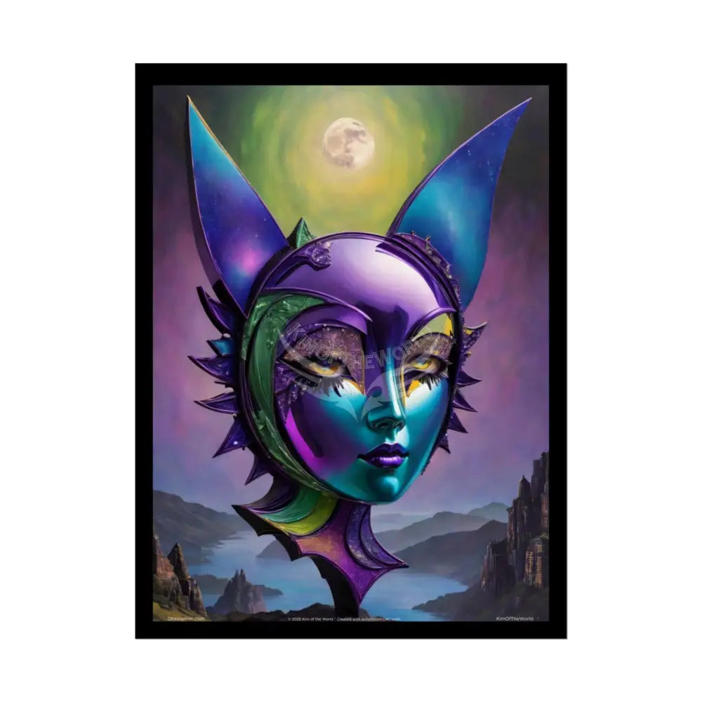 Fantasy Weird Art Rolled Small Poster — 3D Mini Surreal Oil Painting Scene rolled poster sets (18’’ x 24’’ Vertical