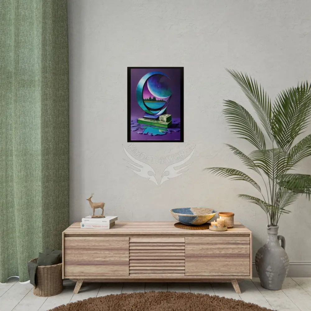 Fantasy Weird Art Rolled Small Poster — 3D Mini Surreal Scene rolled poster sets (18’’ x 24’’ Vertical frame-able wall