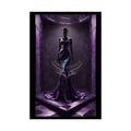 Fashion Advertising Rolled Poster — Deep Color-Coordinated Magazine Art 20″ x 30″ (Vertical) / Semi Glossy Poster
