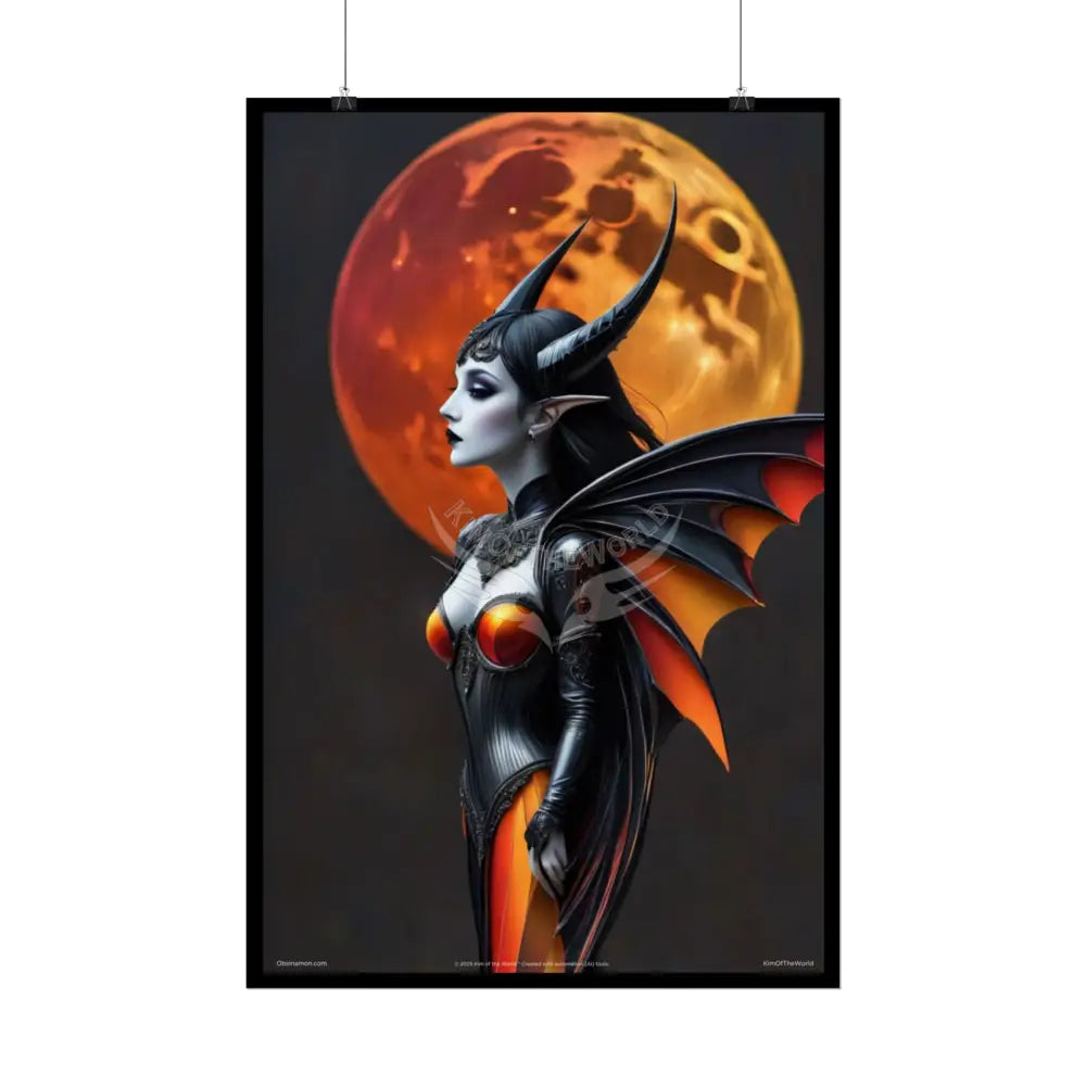 Fashion and Satin 3D Gothic Orange Satin Poster — Rolled poster Art Print Lady satin pink southwestern poster set Poster