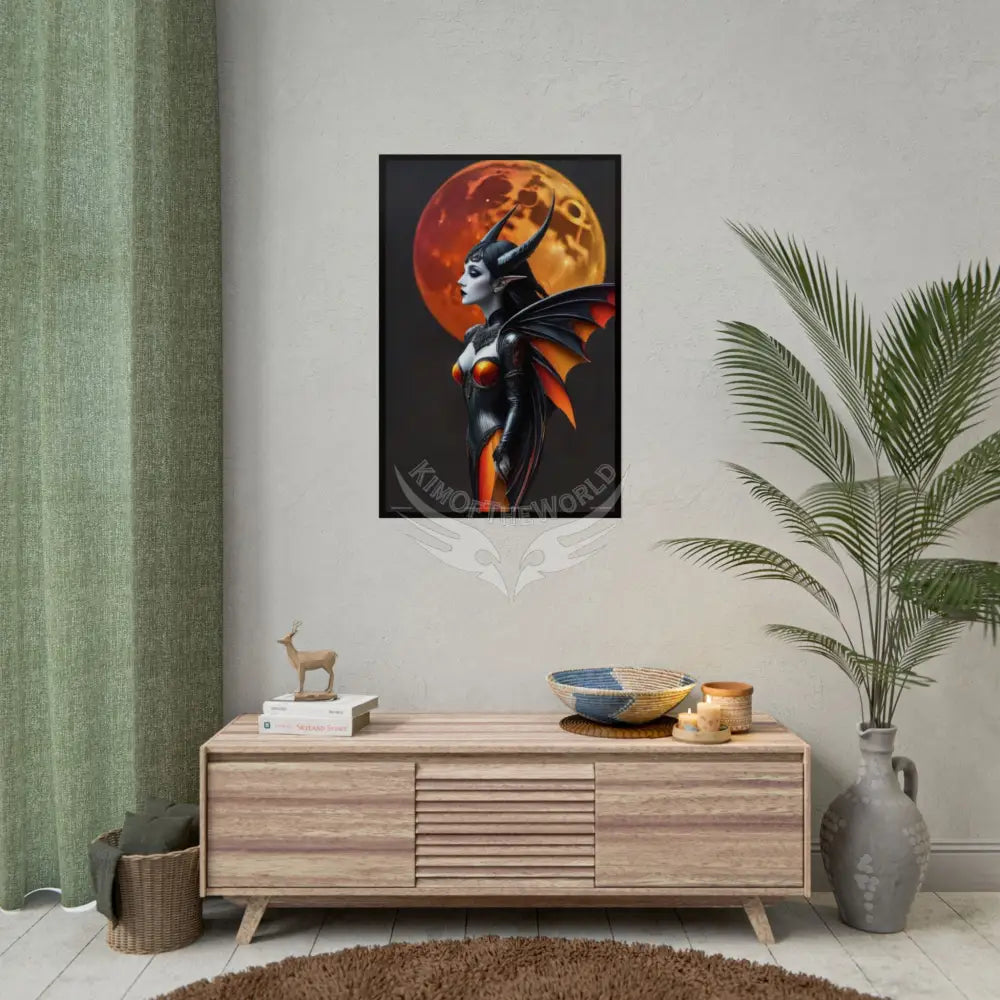 Fashion and Satin 3D Gothic Orange Satin Poster — Rolled poster Art Print Lady satin pink southwestern poster set Poster