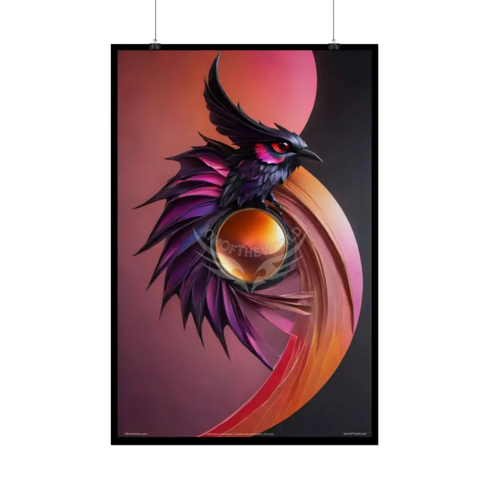 Fashion and Satin 3D Gothic Orange Satin Poster — Rolled poster Art Print Lady satin pink southwestern poster set Poster