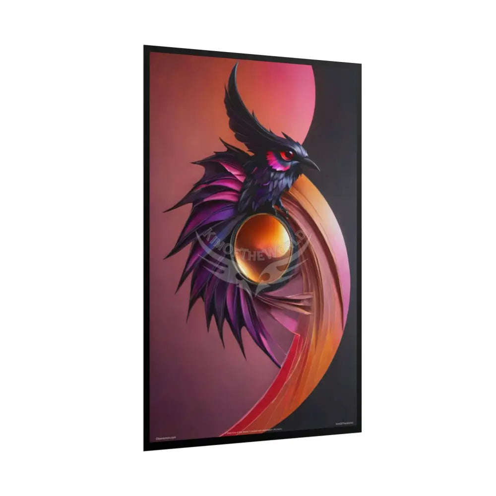 Fashion and Satin 3D Gothic Orange Satin Poster — Rolled poster Art Print Lady satin pink southwestern poster set Poster