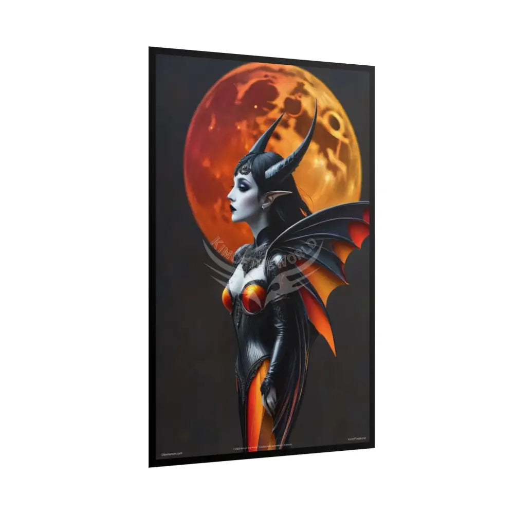 Fashion and Satin 3D Gothic Orange Satin Poster — Rolled poster Art Print Lady satin pink southwestern poster set Poster