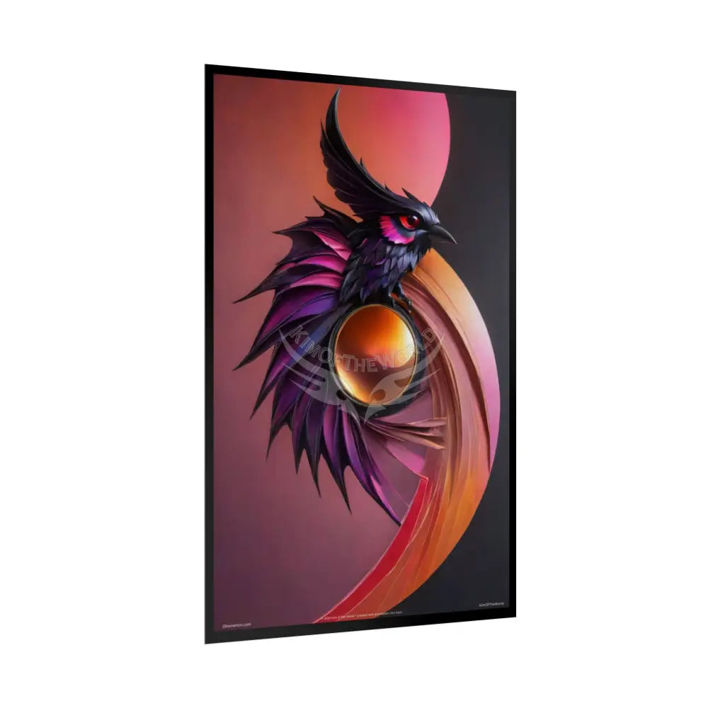 Fashion and Satin 3D Gothic Orange Satin Poster — Rolled poster Art Print Lady satin pink southwestern poster set Poster