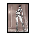 Fashion Lady Tall Girl Fashion Giantess Stiletto Fetish Poster — Art Print 18″ x 24″ (Vertical) / Semi Glossy Poster
