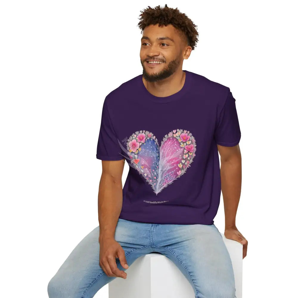 Floral Heart Tee - Softstyle T-Shirt T-Shirt