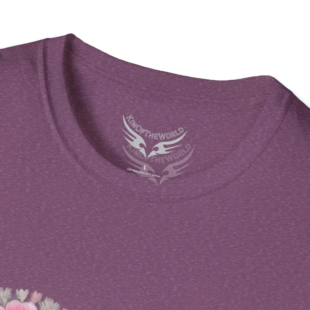 Floral Heart Tee - Softstyle T-Shirt T-Shirt