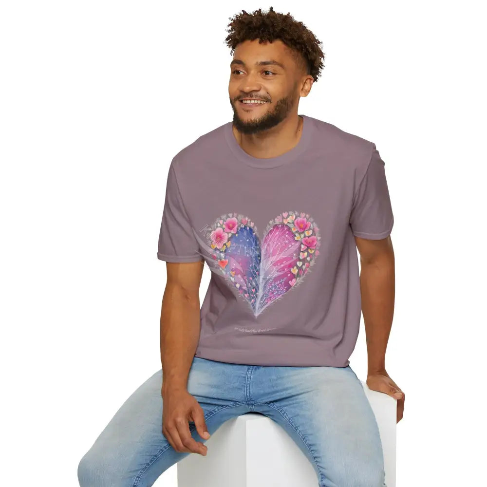 Floral Heart Tee - Softstyle T-Shirt T-Shirt