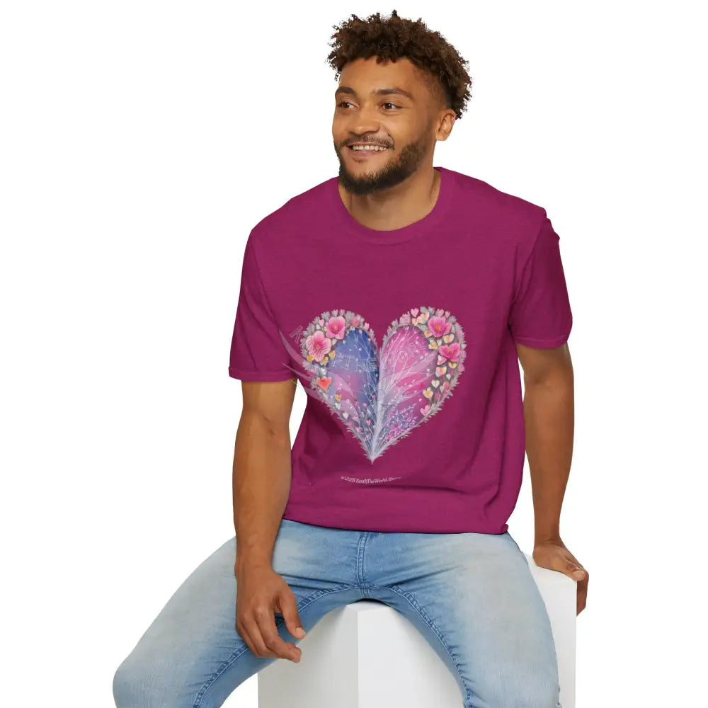 Floral Heart Tee - Softstyle T-Shirt T-Shirt