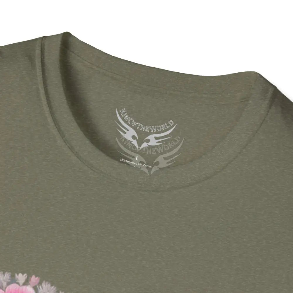 Floral Heart Tee - Softstyle T-Shirt T-Shirt