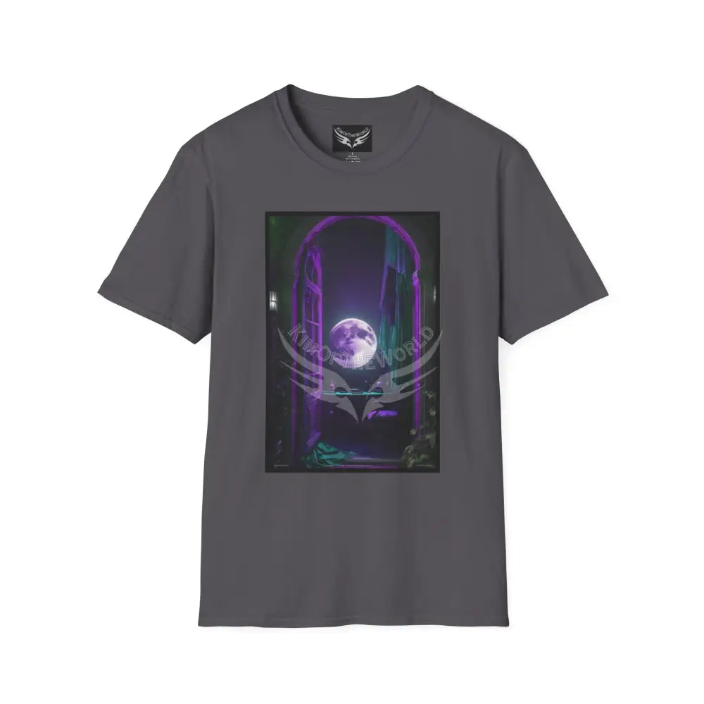 Full Moon Window 2 - Softstyle T-Shirt Charcoal / XS T-Shirt