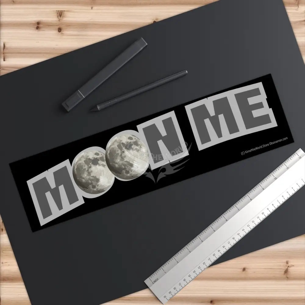 Fun Road Message ’Moon Me’ Bumper Stickers Paper products
