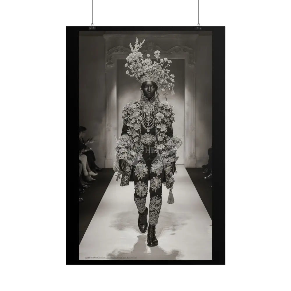 Funky Fashion Rolled Poster — ’Show Models Sometimes Naughty’ Wall Art Poster