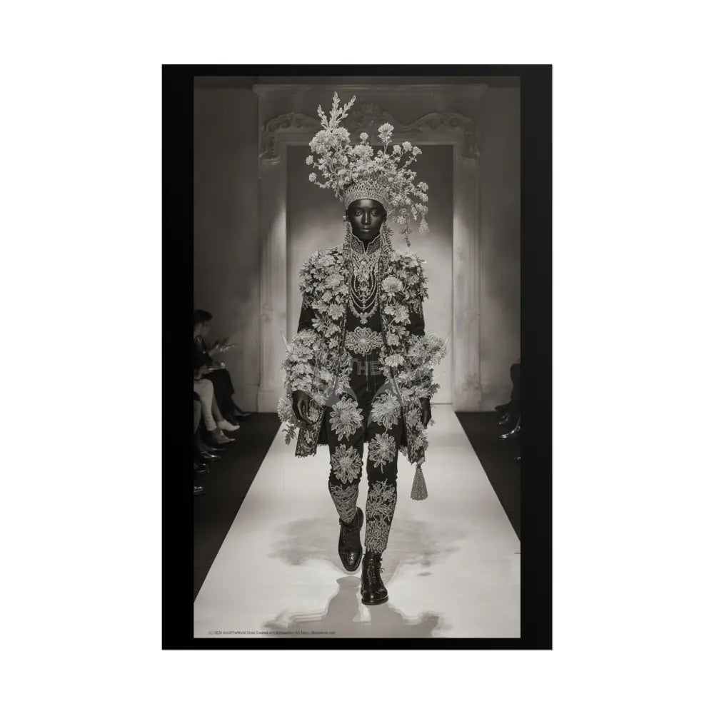 Funky Fashion Rolled Poster — ’Show Models Sometimes Naughty’ Wall Art 20″ x 30″ (Vertical) / Matte Poster