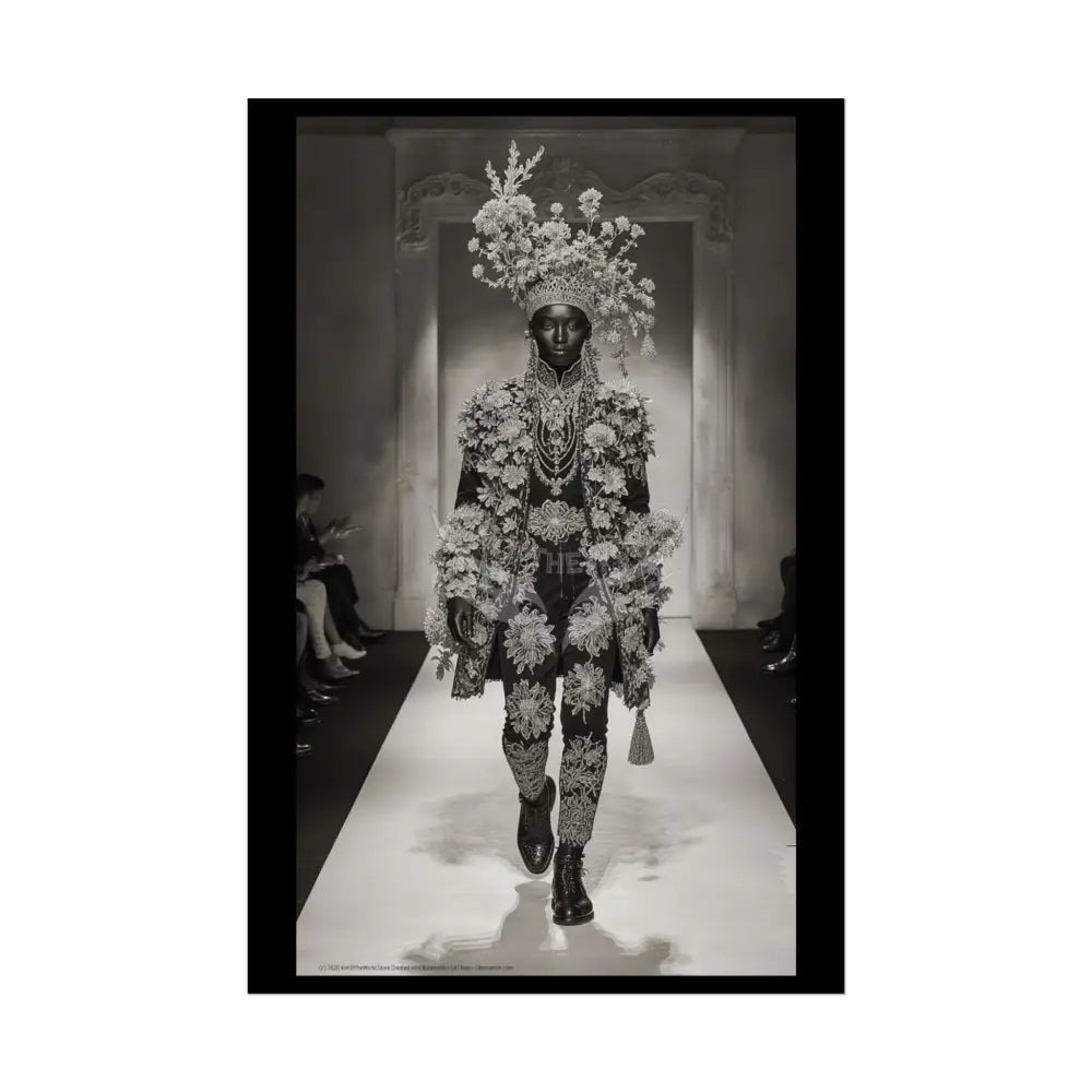 Funky Fashion Rolled Poster — ’Show Models Sometimes Naughty’ Wall Art 20″ x 30″ (Vertical) / Semi Glossy Poster