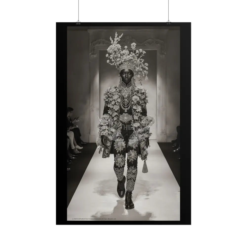 Funky Fashion Rolled Poster — ’Show Models Sometimes Naughty’ Wall Art Poster