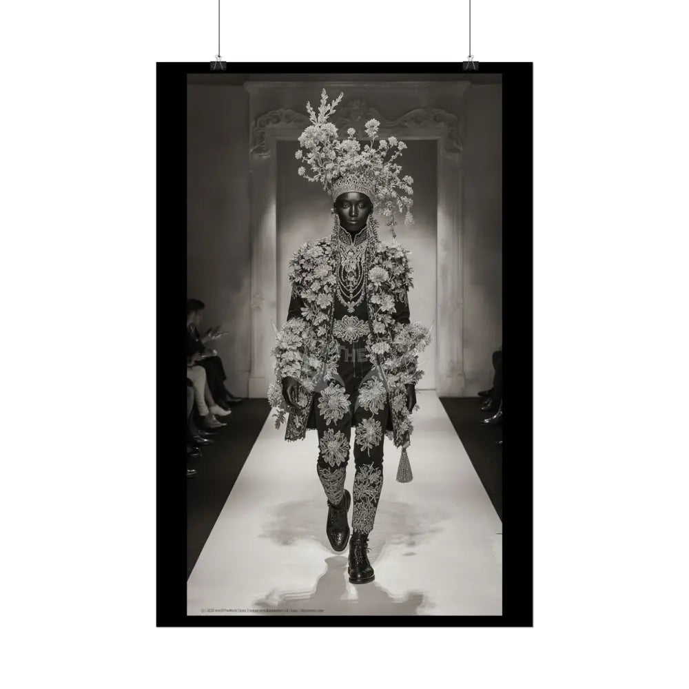 Funky Fashion Rolled Poster — ’Show Models Sometimes Naughty’ Wall Art Poster