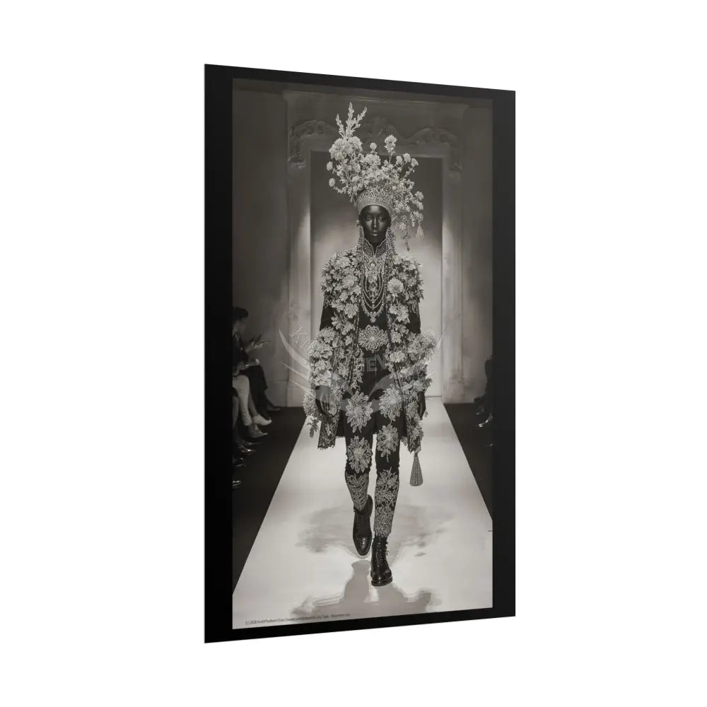 Funky Fashion Rolled Poster — ’Show Models Sometimes Naughty’ Wall Art Poster