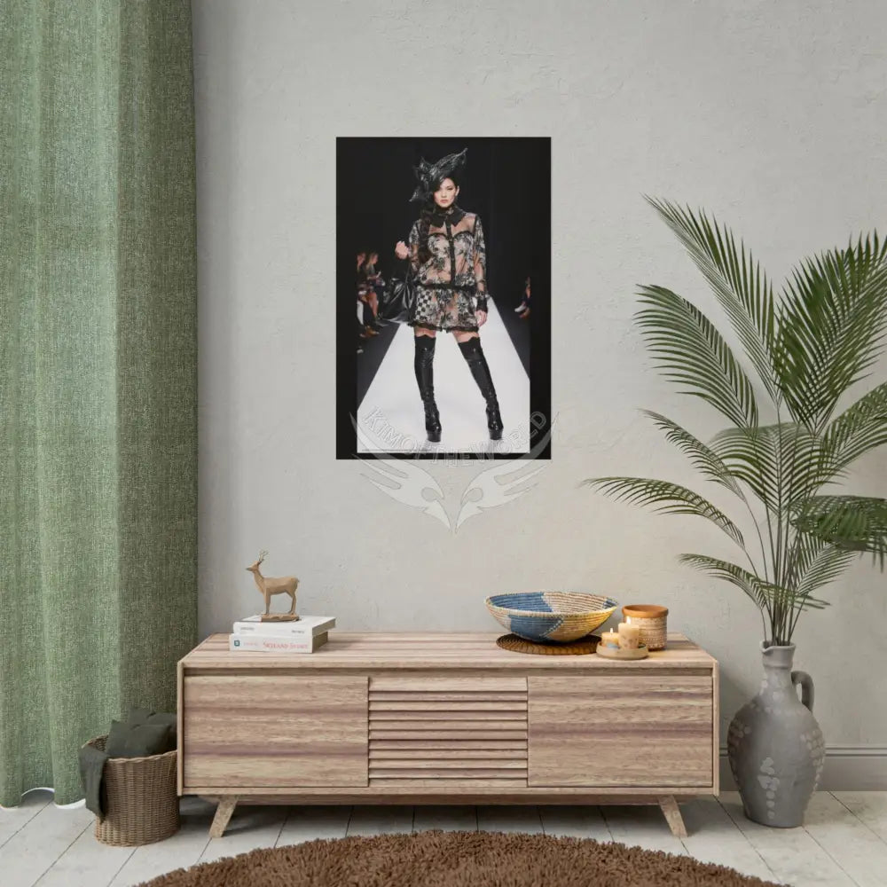 Funky Fashion Rolled Poster — ’Show Models Sometimes Naughty’ Wall Art Poster