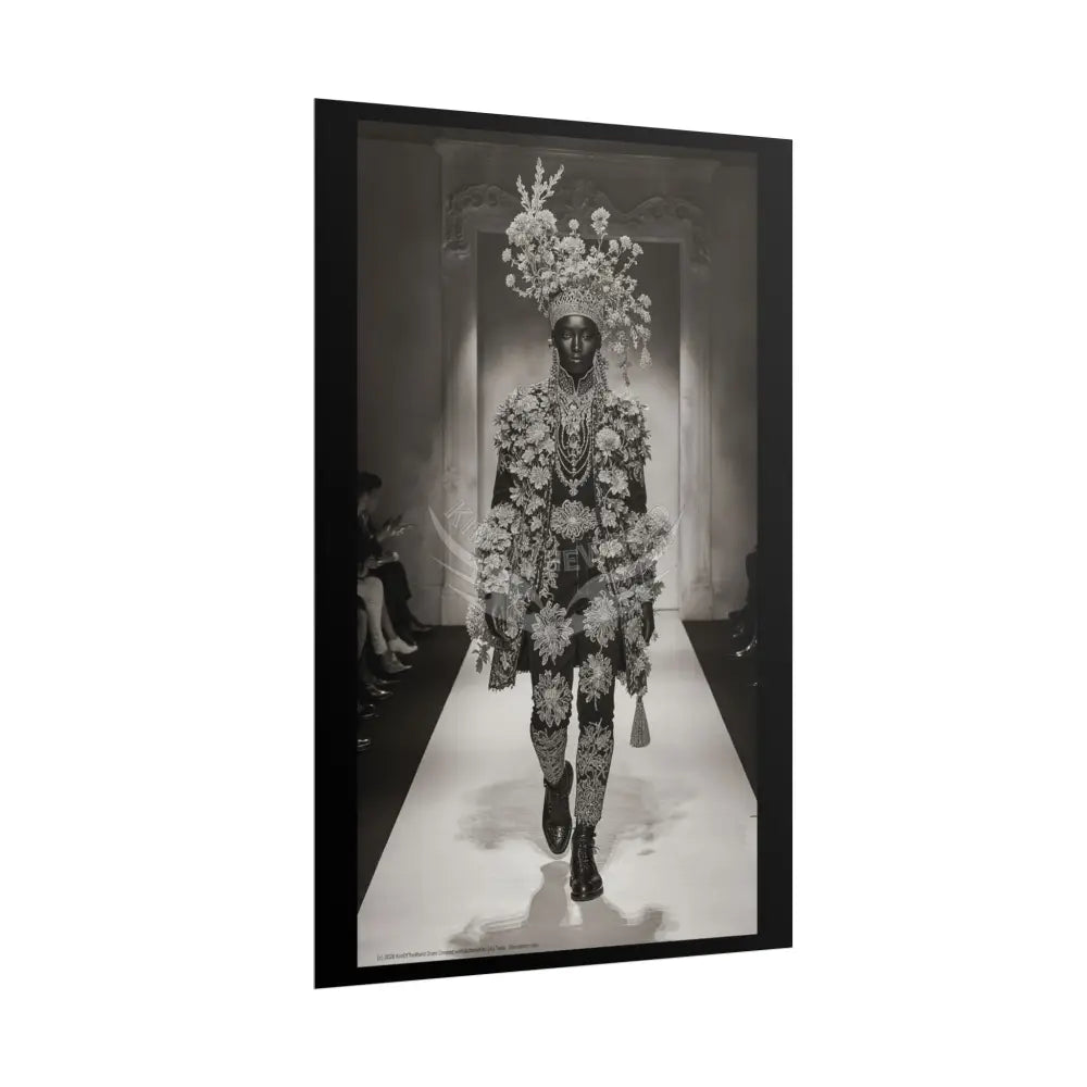 Funky Fashion Rolled Poster — ’Show Models Sometimes Naughty’ Wall Art Poster