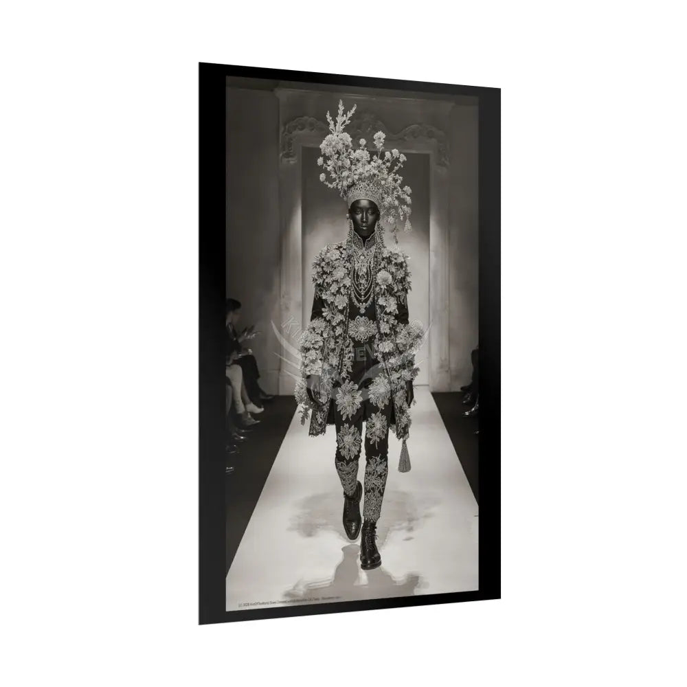 Funky Fashion Rolled Poster — ’Show Models Sometimes Naughty’ Wall Art Poster