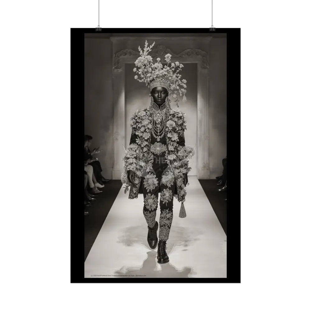 Funky Fashion Rolled Poster — ’Show Models Sometimes Naughty’ Wall Art Poster