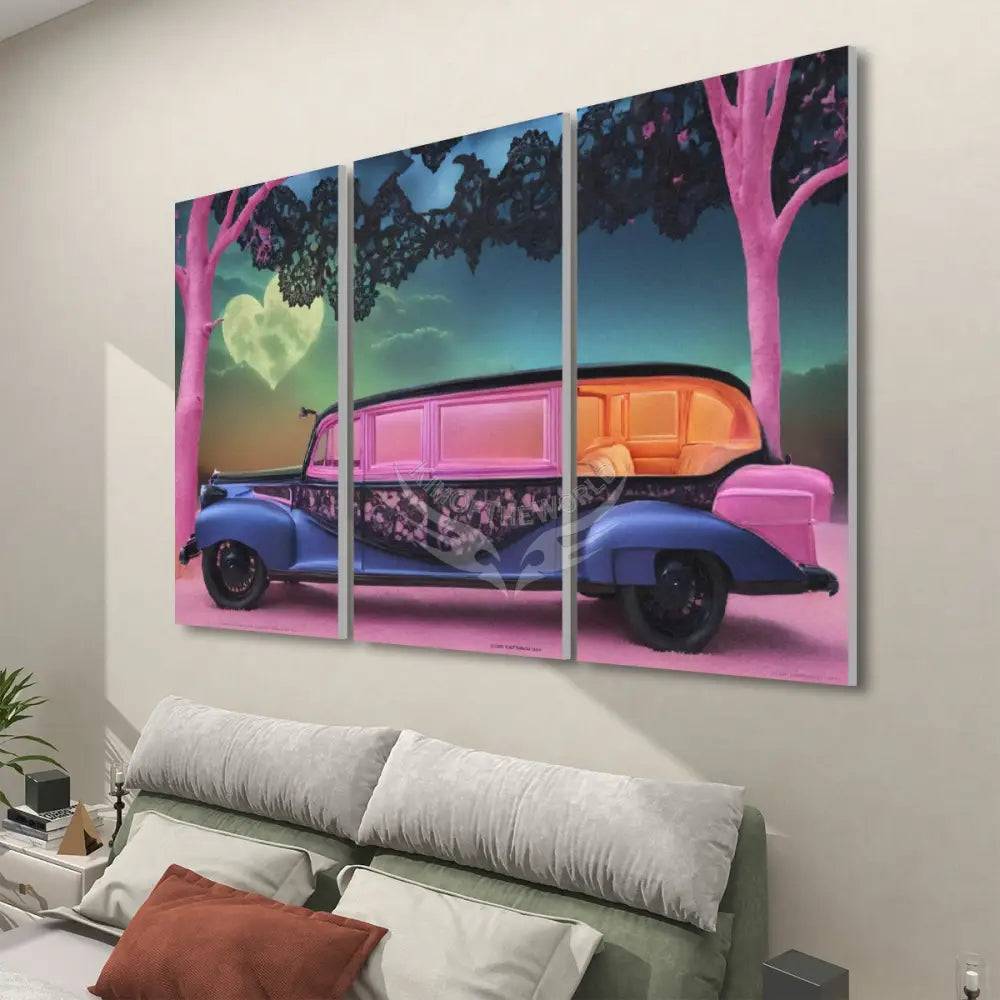 3 Panels Sound Absorbing Wall Art 24’’x48’’x3 pcs Acoustic Panels