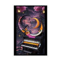 Funky Piano Rolled Poster — Musical Magic Print for Music Lovers 20″ x 30″ (Vertical) / Semi Glossy Poster