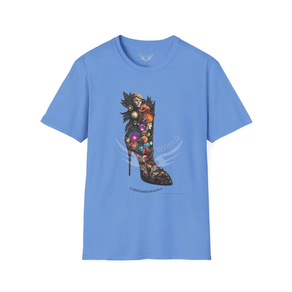 Funky Stiletto II Tee - Softstyle T-Shirt Carolina Blue / S T-Shirt
