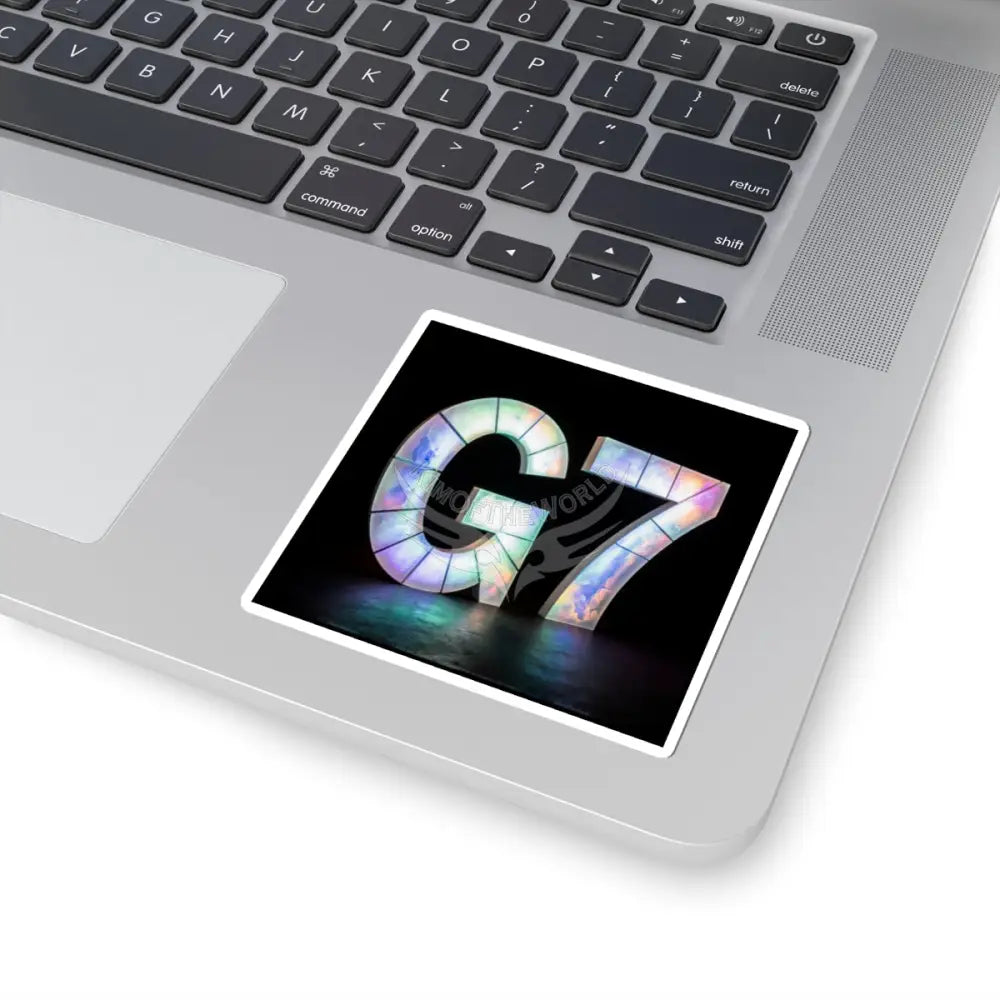 G7 Dance Floor Lights — Kiss-Cut Sticker (Community Logo Illuminated Fun) Paper products