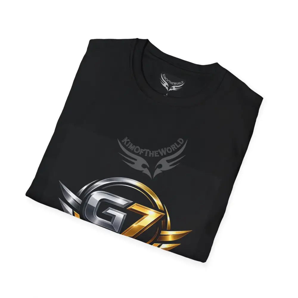 ’G7’’ Group Member Pewter & Copper Metallic Logo Group Member Pride - Softstyle T-Shirt T-Shirt