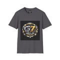 ’G7’’ Group Member Silver & Gold Metallic Logo Group Member Pride - Softstyle T-Shirt Charcoal / XS T-Shirt
