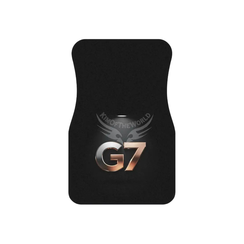 G7 Logo Car Floor Mats (Set of 4) - Black Automotive Interior Mats Set of 4 Accessories