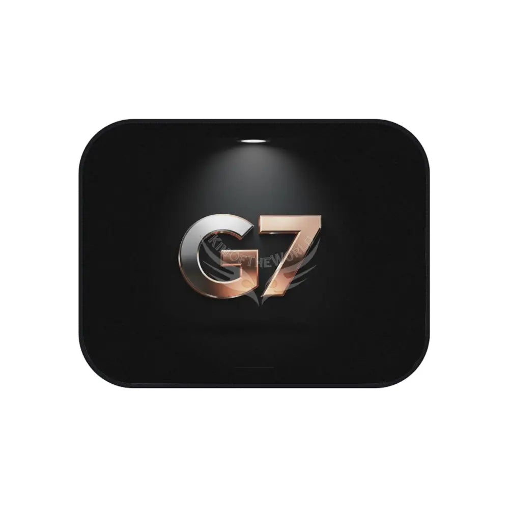 G7 Logo Car Floor Mats (Set of 4) - Black Automotive Interior Mats Set of 4 Accessories