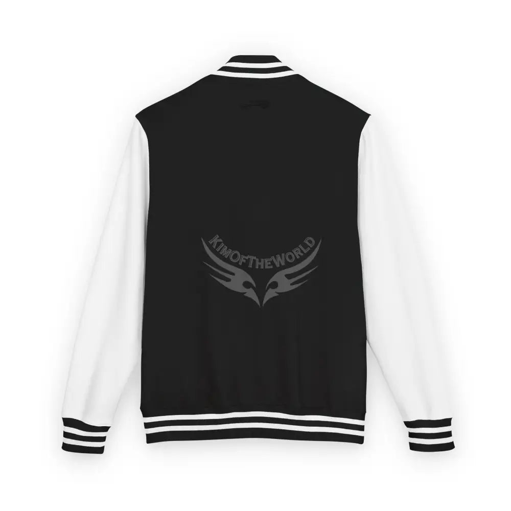 G7 Logo Letterman Jacket — Black & White Varsity Bomber Outerwear
