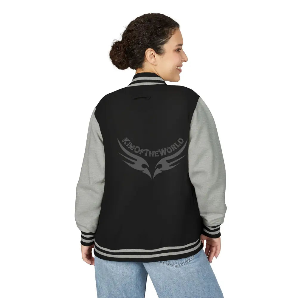 G7 Logo Letterman Jacket — Black & White Varsity Bomber Outerwear