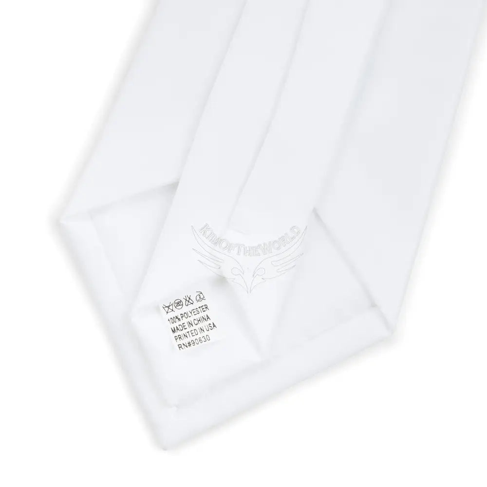 ’G7’’ Logo Necktie - Sleek Black Formal Tie with Subtle Metallic Accent One Size Accessories